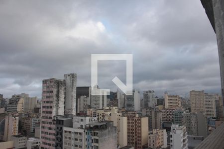 Vista sala de apartamento à venda com 1 quarto, 41m² em Santa Ifigênia, São Paulo