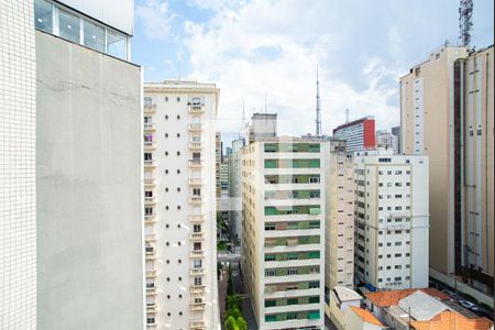 Vista da Sala de apartamento à venda com 2 quartos, 45m² em Bela Vista, São Paulo