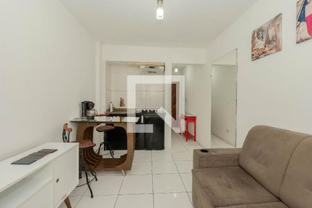 Sala/Cozinha de kitnet/studio à venda com 1 quarto, 43m² em Consolação, São Paulo