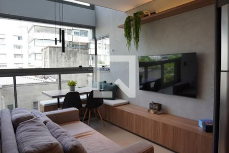 Sala de apartamento à venda com 3 quartos, 72m² em Pinheiros, São Paulo