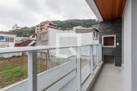 Varanda Sala/ Quarto de apartamento para alugar com 1 quarto, 39m² em Centro, Florianópolis
