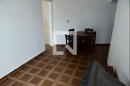 Sala de apartamento para alugar com 1 quarto, 55m² em Caiçara, Praia Grande