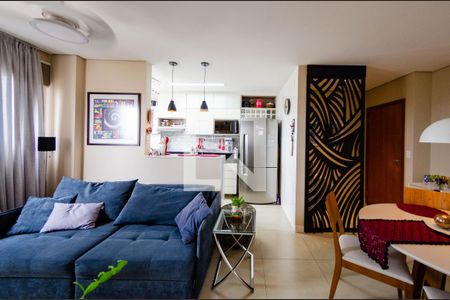 Sala de apartamento à venda com 2 quartos, 55m² em Carlos Prates, Belo Horizonte