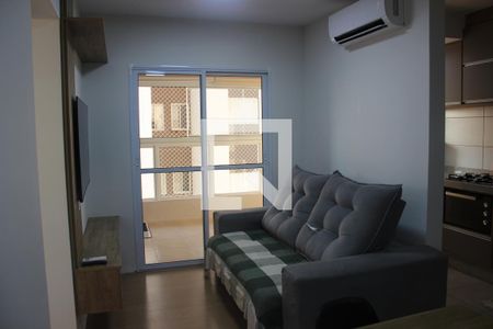 Sala de apartamento para alugar com 2 quartos, 62m² em Além Ponte, Sorocaba