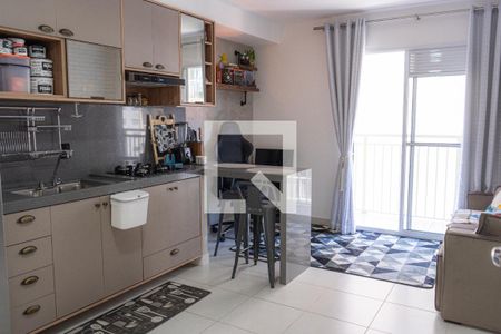 Cozinha de apartamento à venda com 1 quarto, 38m² em Ferreira, São Paulo