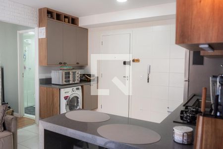 Cozinha de apartamento à venda com 1 quarto, 38m² em Ferreira, São Paulo