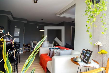 Sala e Varanda de apartamento à venda com 2 quartos, 62m² em Vila Parque Jabaquara, São Paulo