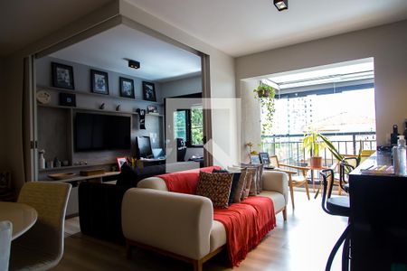 Sala e Varanda de apartamento à venda com 2 quartos, 62m² em Vila Parque Jabaquara, São Paulo