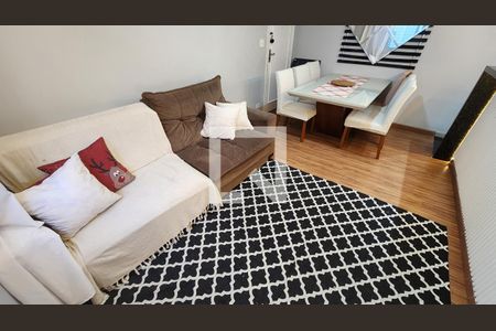 Sala de apartamento para alugar com 2 quartos, 85m² em Vila Matias, Santos