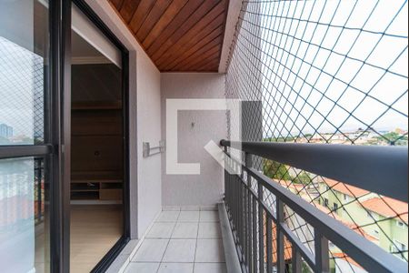 Varanda da Sala de apartamento para alugar com 3 quartos, 86m² em Vila Eldízia, Santo André
