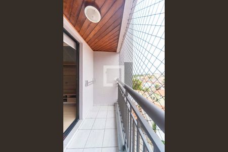 Varanda da Sala de apartamento para alugar com 3 quartos, 86m² em Vila Eldízia, Santo André