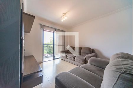 Sala de apartamento para alugar com 3 quartos, 86m² em Vila Eldízia, Santo André