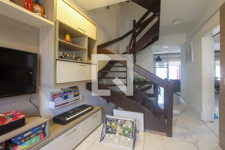 Sala de casa de condomínio à venda com 5 quartos, 257m² em Jardim Carvalho, Porto Alegre