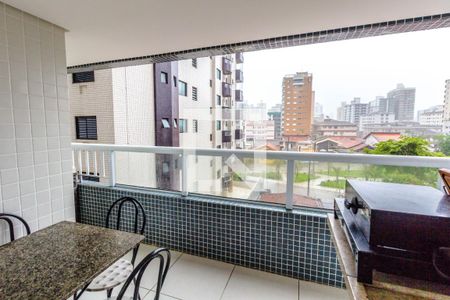 Varanda Gourmet de apartamento para alugar com 1 quarto, 58m² em Guilhermina, Praia Grande