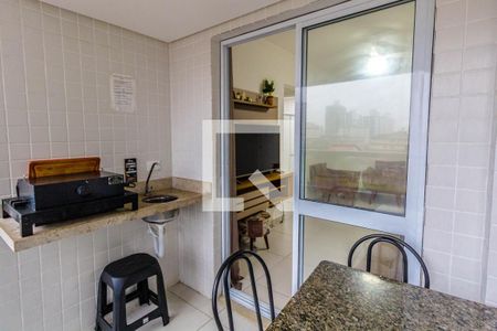 Varanda Gourmet de apartamento para alugar com 1 quarto, 58m² em Guilhermina, Praia Grande