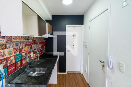 Cozinha de kitnet/studio para alugar com 1 quarto, 25m² em Mirandópolis, São Paulo