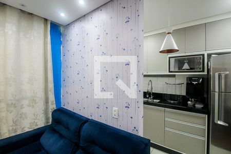 Sala/Cozinha de apartamento à venda com 2 quartos, 49m² em Jardim Adutora, São Paulo