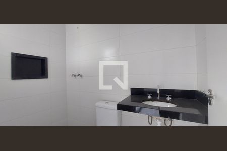 Banheiro Quarto 1 suíte de apartamento à venda com 2 quartos, 68m² em Parque das Nações, Santo André