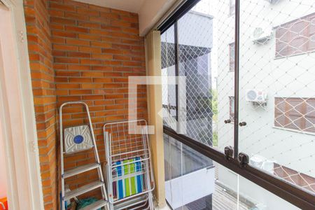 Varanda de apartamento à venda com 1 quarto, 51m² em Morro do Espelho, São Leopoldo