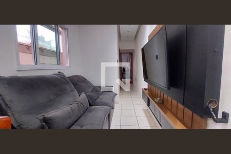 Sala de apartamento para alugar com 2 quartos, 55m² em Vila Tibiriçá, Santo André