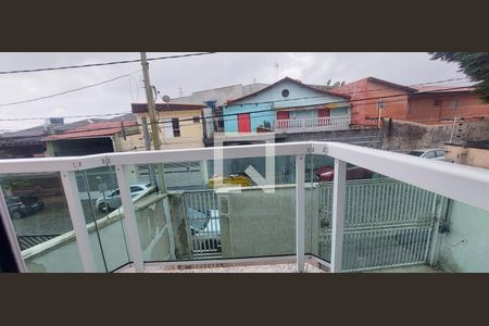 Varanda Quarto 1 de apartamento para alugar com 2 quartos, 55m² em Vila Tibiriçá, Santo André