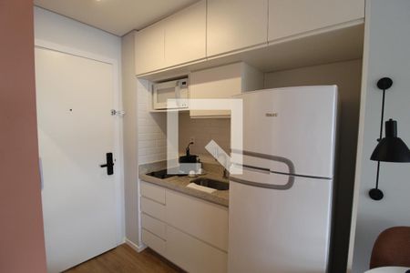 Cozinha Studio de kitnet/studio para alugar com 1 quarto, 25m² em Indianópolis, São Paulo