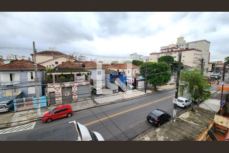 Vista da Sala de apartamento para alugar com 2 quartos, 75m² em Embaré, Santos