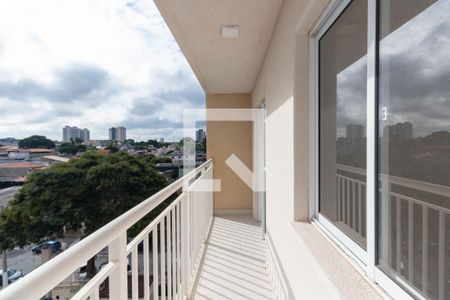 Varanda da Sala de apartamento para alugar com 1 quarto, 28m² em Vila Ré, São Paulo