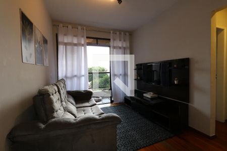 Sala de apartamento à venda com 2 quartos, 70m² em Vila Valparaiso, Santo André