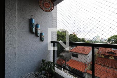 Sacada da Sala de apartamento à venda com 2 quartos, 70m² em Vila Valparaiso, Santo André
