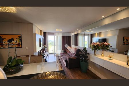 Sala de apartamento à venda com 3 quartos, 72m² em Jardim Tamoio, Jundiaí