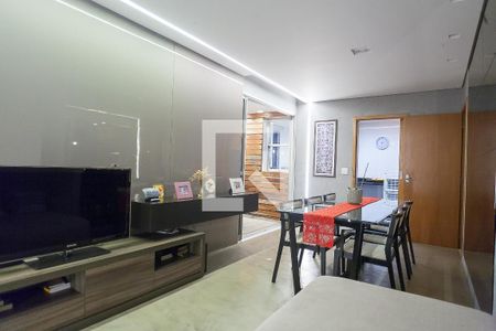 Sala de TV de apartamento para alugar com 3 quartos, 94m² em Vila da Serra, Nova Lima