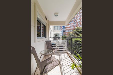 Varanda da Sala de apartamento à venda com 1 quarto, 71m² em Jardim Leonor, São Paulo