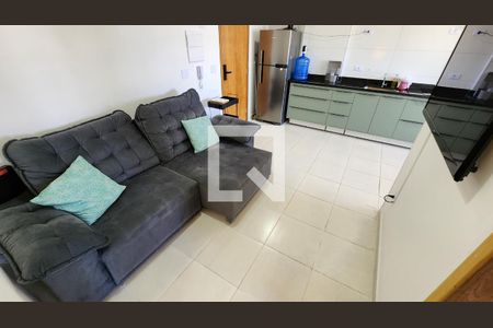 Sala de apartamento para alugar com 2 quartos, 50m² em Macuco, Santos