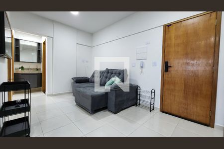 Sala de apartamento para alugar com 2 quartos, 50m² em Macuco, Santos