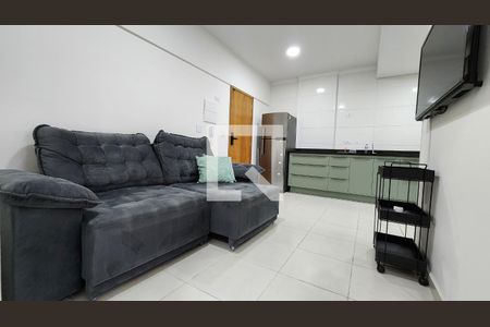 Sala de apartamento para alugar com 2 quartos, 50m² em Macuco, Santos