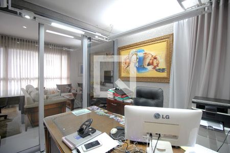 Escritório / Varanda Gourmet de apartamento à venda com 4 quartos, 140m² em Carmo, Belo Horizonte