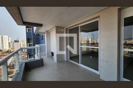 Varanda da Sala de apartamento para alugar com 1 quarto, 61m² em Boqueirão, Santos