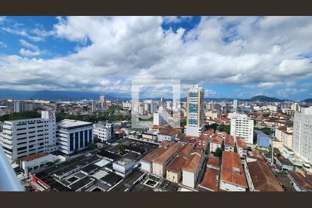 Vista da Varanda de apartamento para alugar com 1 quarto, 61m² em Boqueirão, Santos