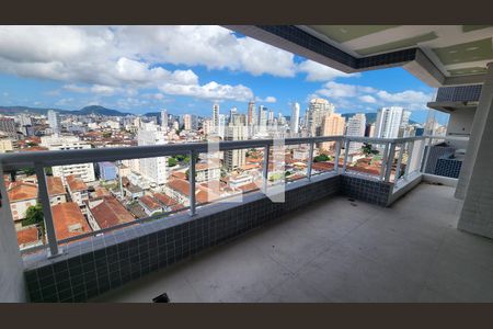 Varanda gourmet de apartamento para alugar com 1 quarto, 61m² em Boqueirão, Santos