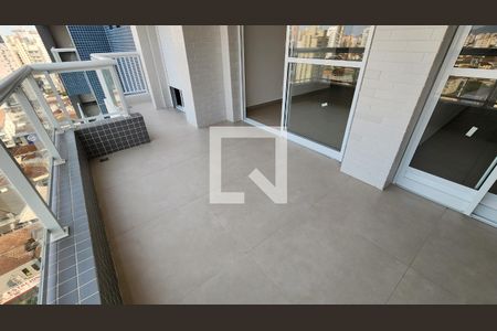 Varanda da Sala de apartamento para alugar com 1 quarto, 61m² em Boqueirão, Santos