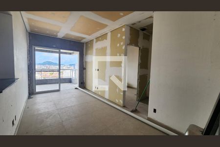 Sala de apartamento para alugar com 1 quarto, 61m² em Boqueirão, Santos