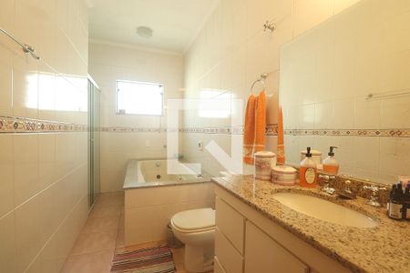 Suíte 1 - Banheiro do Quarto 1 de casa para alugar com 4 quartos, 194m² em Vila Camilópolis, Santo André