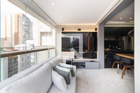 Sala de apartamento para alugar com 1 quarto, 53m² em Vila Olímpia, São Paulo