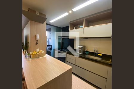 Cozinha  de apartamento à venda com 3 quartos, 92m² em Funcionários, Belo Horizonte