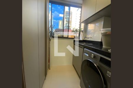 Área de serviço de apartamento à venda com 3 quartos, 92m² em Funcionários, Belo Horizonte