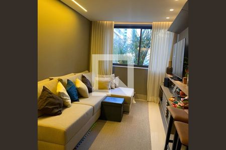 Sala de apartamento à venda com 3 quartos, 92m² em Funcionários, Belo Horizonte