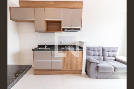 Sala/Cozinha de apartamento à venda com 1 quarto, 25m² em Vila Cláudia, São Paulo