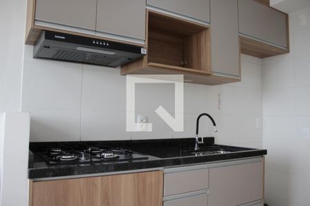 Cozinha de apartamento à venda com 1 quarto, 25m² em Vila Cláudia, São Paulo