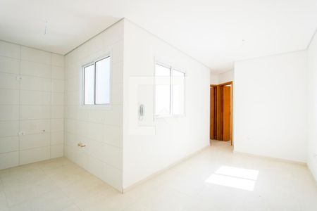 Sala de apartamento à venda com 2 quartos, 76m² em Vila Scarpelli, Santo André